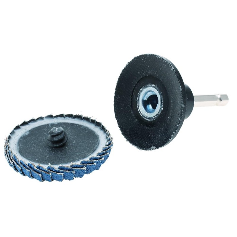 10PCS Flap Disc 2 Inch Roll Lock Quick Change Sanding