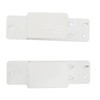 2PCS Door Barricade Brackets Open Bar Holder Carbon Steel Easy