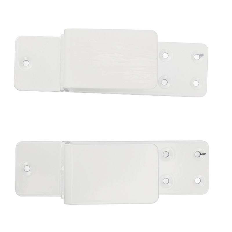 2PCS Door Barricade Brackets Open Bar Holder Carbon Steel Easy