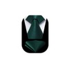Enlision Men's Plain Ties and Pocket Square Set Classic Wedding