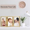 ORIVAN 5x7 Triple Picture Frame Hinged 3 Photos Folding Photo