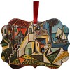 RNK Shops Mediterranean Landscape by Pablo Picasso Metal Frame Ornament