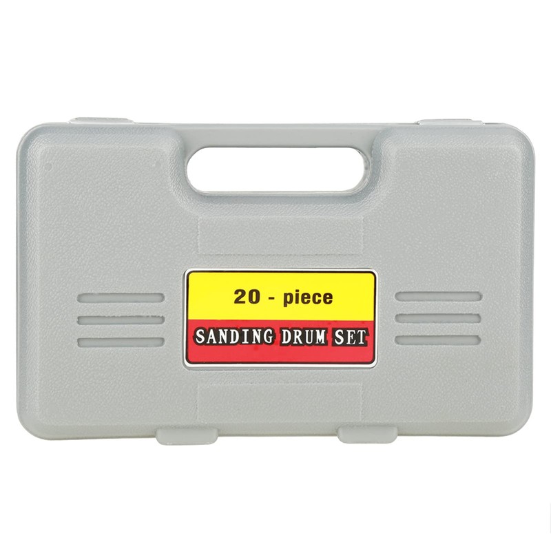 Speed Drum Sander Kit, 20pcs Spindle Sanding Tool Set with