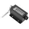 6 Digit Punch Counter, Manual Stroke Tally Counter with Spring
