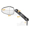 21ST Black Motorcycle Right & Left Rearview Mirrors For KTM