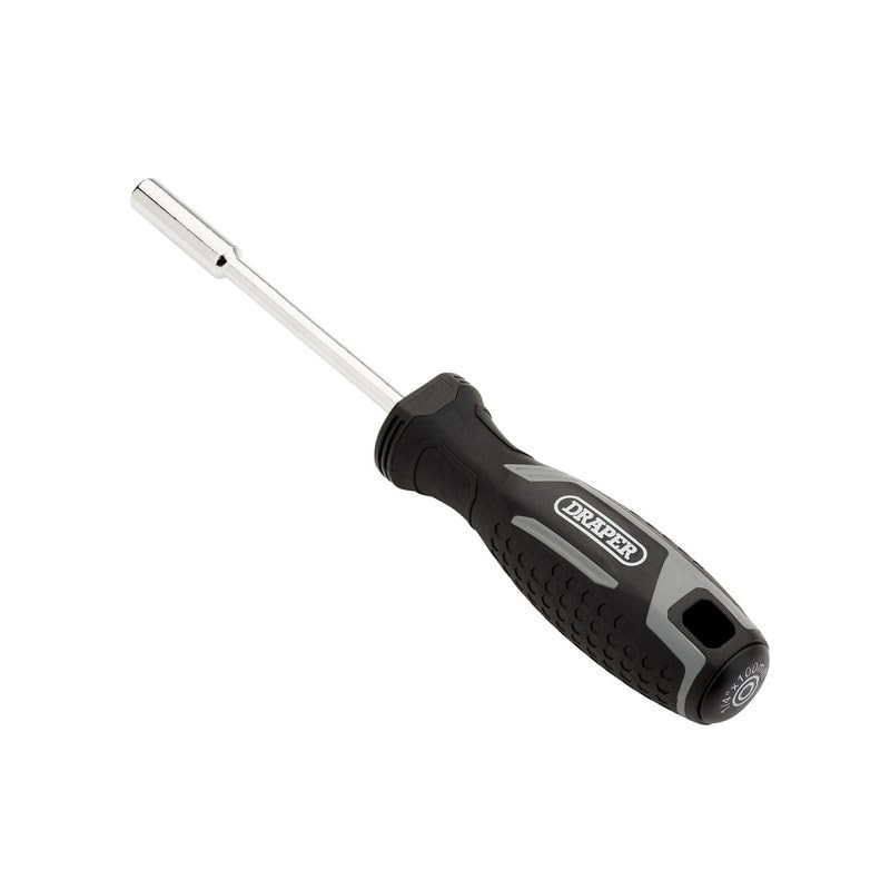 Draper Soft Grip Magnetic Screwdriver Bit Holder, 1/4" x 100mm