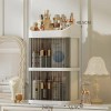 Organizador De Maquillaje 3 Capas Con Puerta Transparente