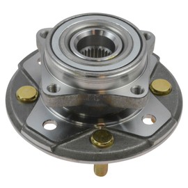TRQ Front Wheel Bearing & Hub Assembly with ABS Sensor Compatible with 1997 Acura CL 1990-1997 Honda Accord