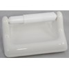 AC Products Vintage White Ceramic TP Toilet Paper Holder Thinset