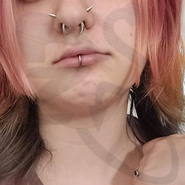 ZS 20G Spike Nose Rings Studs, 18G Stainless Steel Spike Stud Earrings, 16G Septum Lip Rings Cartilage Tragus Helix Piercing for Women Men (12pcs 20g l-shape nose studs)