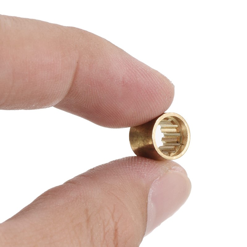 PATIKIL 9 mm 10 Pack Brass Billiard Cue Tip Replacement