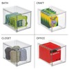 mDesign Cosmetic Organiser - Stackable Plastic Drawer Box - Practical