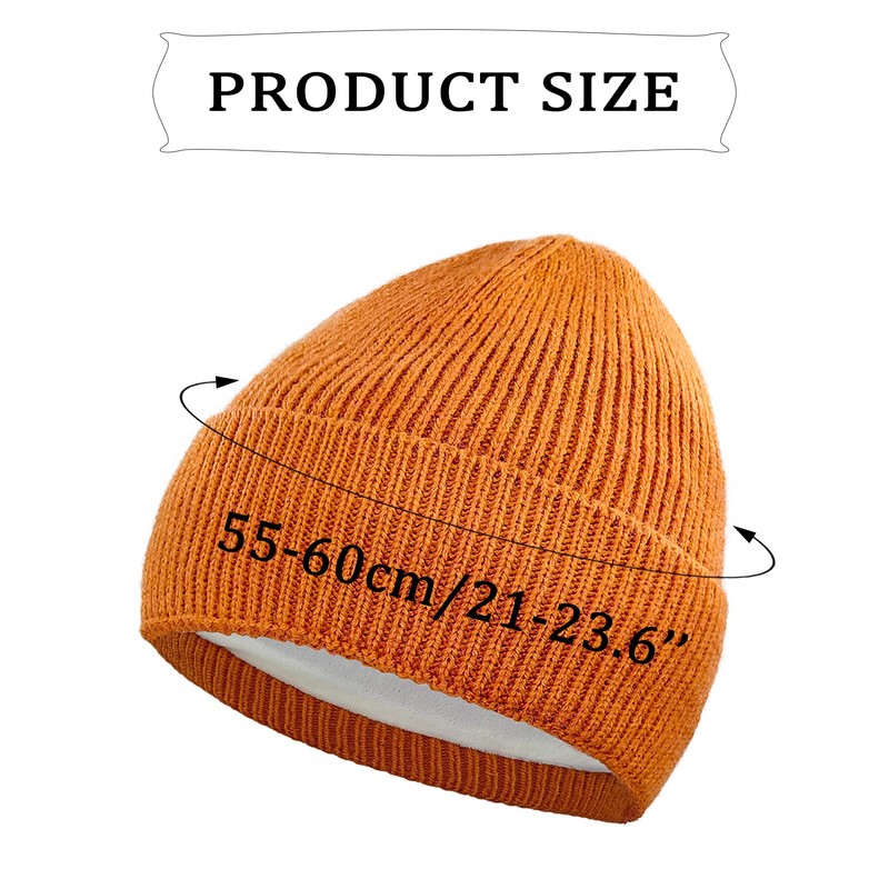 AUSUAYA Warm Winter Hat, Fleece Lined Warm Hats for Women