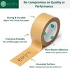 ecotru Ultra Strong Kraft Paper Packing Tape, Heavy Duty Brown