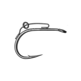 Mustad BBS Wide Gape Micro Barb Size 8 Hooks - Dark Grey, n/a