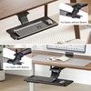 PEGZONE Keyboard Tray Under Desk with Storage Drawer, Height Adjustable