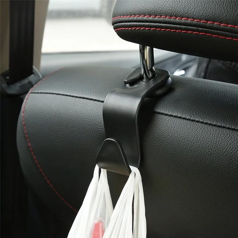 Car Storage Hooks 4 Pieces, Car Plastic Hooks Back Seat