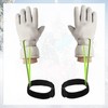PEUTIER 4pcs Glove Strap, Adjustable Ski Glove Wrist Straps Ski
