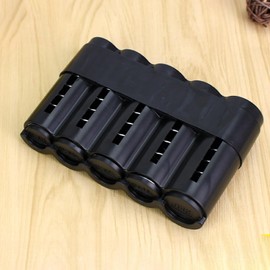 Organizer, Portable Change Organizer Holder Dispenser Counter Storage Box, Small Money Sorter for Car (Black)
