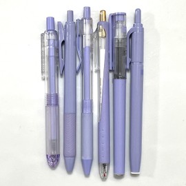 sencoo 6 pack Black Gel Pens Quick Dry Ink Pens Fine Point Retractable Roller Ball Pens 0.5mm Smooth Writing Pens Cute Pens School Office Home Diary Gift Pens