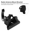 Radio Antenna Mount Bracket 180° Rotatable Stainless Steel Rustproof Black
