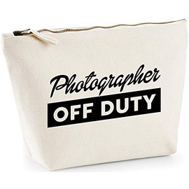 Hippowarehouse Photographer off duty printed make up cosmetic wash bag 18x19x9cm