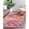 Unique Loom Trellis Frieze Collection Area Rug - Rounded (2'