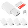 Redunest Heavy Duty Push to Open Door Latch, 5 Pack