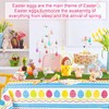 SSuirk 2-Pack Easter Eggs Tablecloths - 54x108 Inch Disposable Plastic