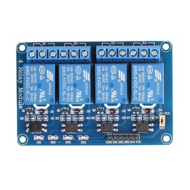 ARCELI 4 Channel DC 5V Relay Module with Expansion Card for Arduino UNO3 Protection Optical Optocoupler