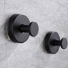 YEYSXSY Luxe Hold No Drill Hooks Stainless Steel Waterproof Suction