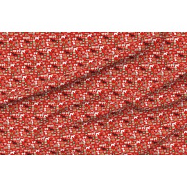 Spoonflower Fabric - Christmas Dogs Cute Breeds Best Printed on Petal Signature Cotton Fabric by The Yard - Sewing Quilting Apparel Crafts Decor