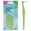 TePe Interdental Brush Angle, Green, 0.8mm/ISO 5, 6pcs, Plaque Remover,