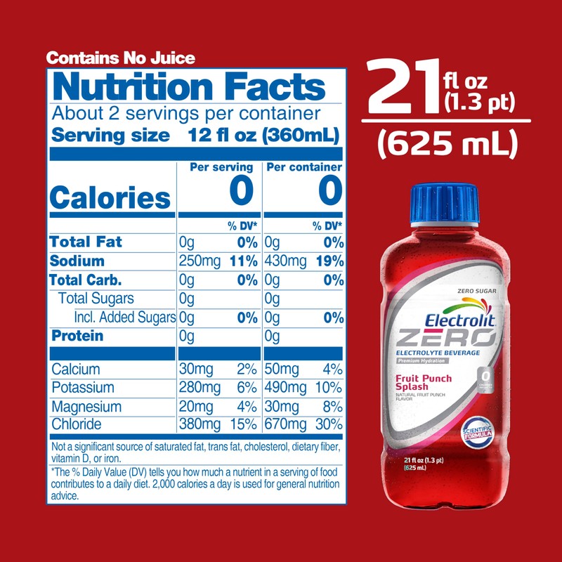 Electrolit Hydration Electrolyte Drinks, Sports Beverages with Electrolytes, Magnesium, Calcium