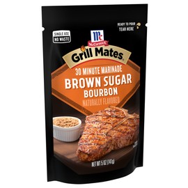 McCormick Grill Mates Brown Sugar Bourbon 30 Minute Marinade, 5 oz (Pack of 6)