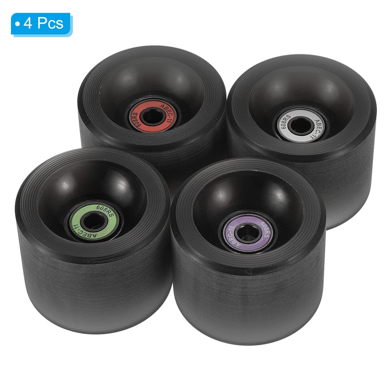 PATIKIL 4 Pack 65 mm 78A Longboard Wheels with ABEC-11