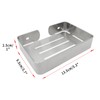 Shonmogar Soap Dish Stainless Steel Silver Soap Dish Holder Wall