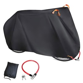 XINZY Bicycle Cover, Thick, Waterproof, 600D, Tear-Resistant, Children's Cycle Cover, UV Treatment, Waterproof Coating, Double Sewed, Rain Proof, Dustproof, Security, Windproof, Key Hole, Reflective