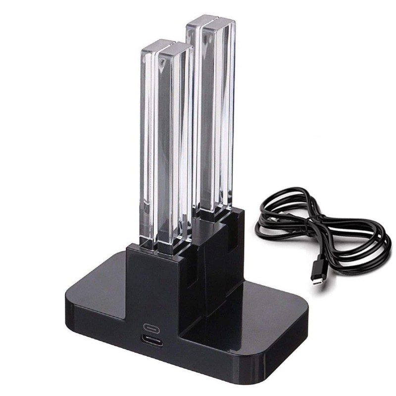 OSTENT Base de Carga LED 4 en 1 para mandos