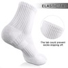 COOPLUS Calcetines deportivos de algodón para mujer, 6 pares, 6