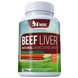 100% Grass-Fed Desiccated Beef Liver Capsules – Nutrient-Rich Supplement for Vitality and Wellness