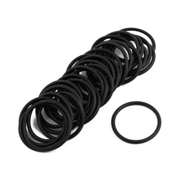 sourcing map Nitrile Rubber O-Rings 25mm OD 21mm ID 2mm Width, Metric Nitrile Rubber Sealing Gasket, Pack of 30