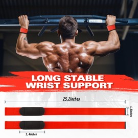 Lifting Wrist Straps for Weightlifting, Deadlift Straps for Strength Training, Grips Weight Workout Straps Gym for Men & Women, Exercise Wrist Wraps with Padded Neoprene