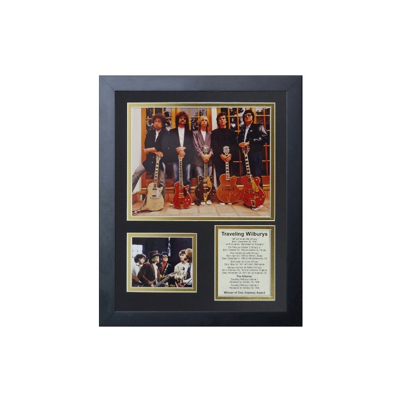 Legends Never Die "Traveling Wilburys Framed Photo Collage, 11 x