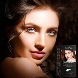 SADOER Patrician High Coverage Long-Lasting Foundation, Conceals Facial Imperfections, Suitable for All Skin Types, Professional Quality Elite Makeup Base, Ivory Tone