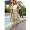Abaadlw Maxi Skirts for Women with Pockets Long Midi Length