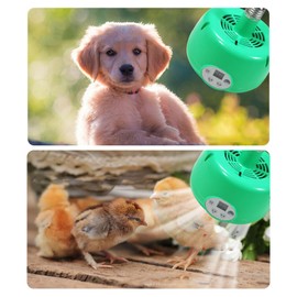 Pssopp Poultry Heat Lamp Chicken Coop Heating E27 Pet Incubator Coop Cultivation Heating Lamp for Chick Duck Reptile Pet Dog House