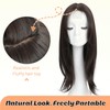 Peonymebeauty Hair Toppers, 6.5"X6.5" Big Base Topper for Hair Loss