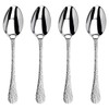 Arthur Price ZAVA0011 Avalon Set 4 Serving Spoons, Stainless Steel