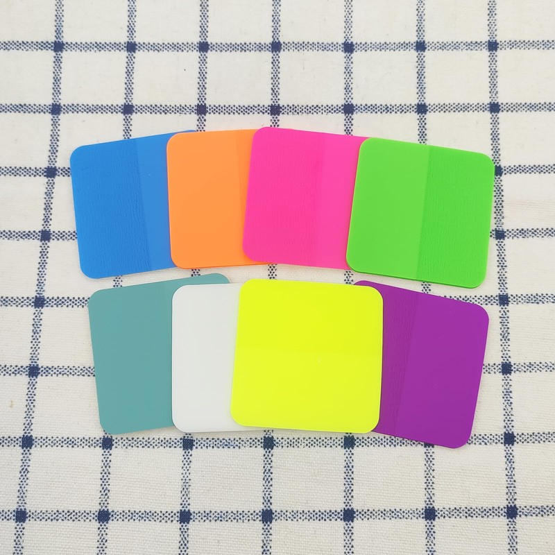 320 Sheets Transparent Sticky Notes, Colored Clear Sticky Notes, Waterproof
